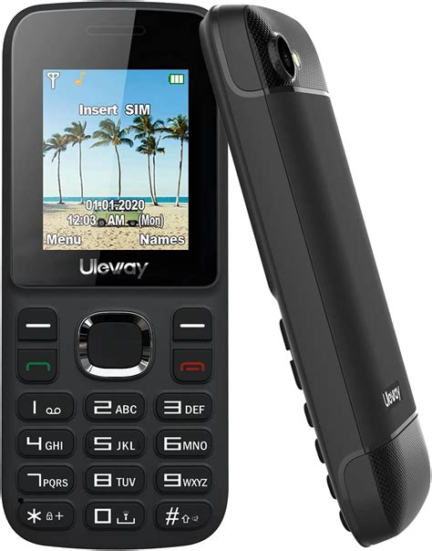 Uleway Basic Cell Phone Unlocked 3g Big Icon Easy To Use
