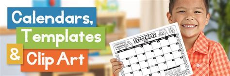 Calendars Templates And Clip Art Lakeshore® Learning Materials Clip