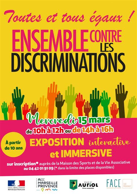 Tous Ensemble Contre Les Discriminations Commune Dauriol 13390