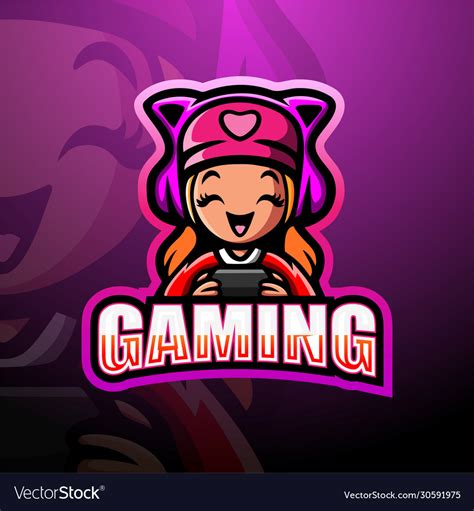 Design Girl Gaming Logo No Text 108414