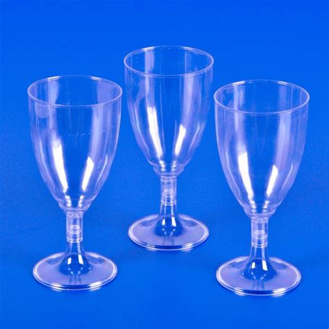 Plastic Clear Wine Glass 25 Pieces Per Case By Domagron Walmart