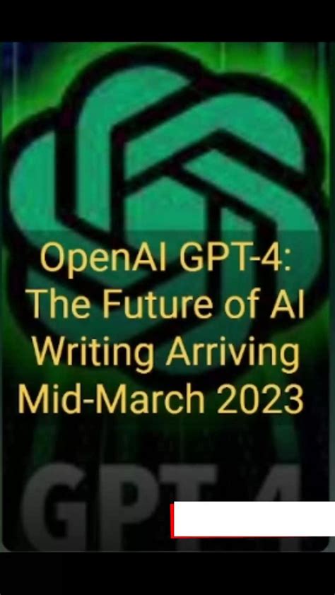Openai Gpt The Future Of Ai Writing Arriving Mid March