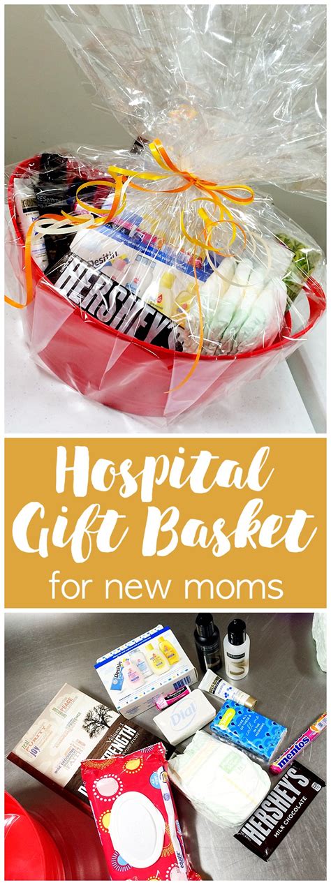 What to gift new mother. Hospital Gift Basket... for a new mom! - Six Clever Sisters
