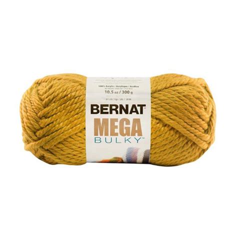 Bernat Mega Bulky Gold Yarn Yarn Knitting And Crocheting Craft