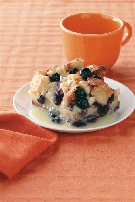 Over The Top Blueberry Bread Pudding Recipe Desserts Blueberry