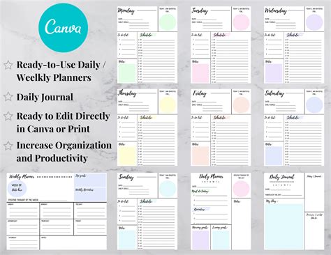 Colorful Daily Planners - Wander Off The Beaten Path
