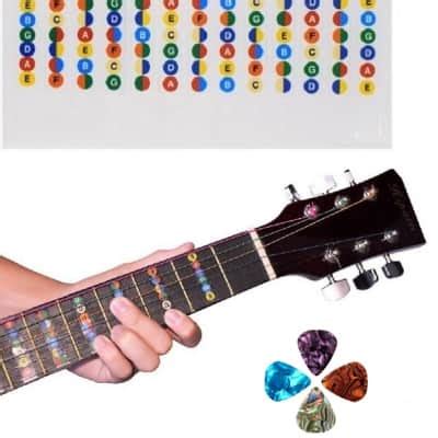 Guitar Fretboard Decal Fingerboard Music Scale Map Sticker Reverb