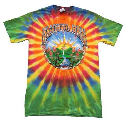 Grateful Dead Waterfall Shirt Adult Tie Dye Tee Grateful Dead Shirts
