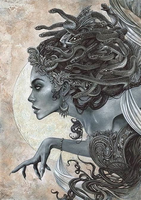 Shinigami On Twitter Medusa Art Medusa Tattoo Design Greek Artwork