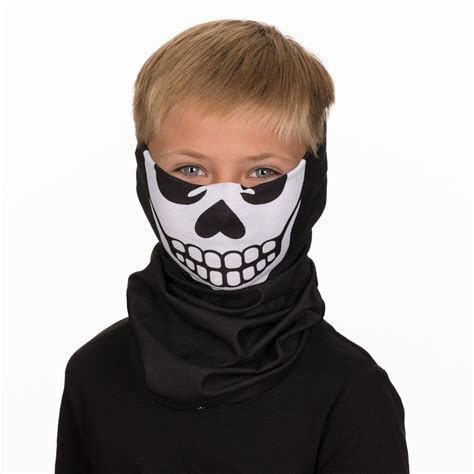 Kids Skull Face Mask Sun Protection By Hoo Rag