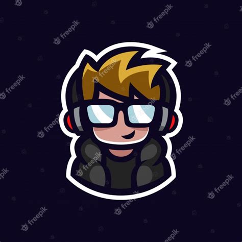 Premium Vector Gamer Mascot Geek Boy Esports Logo Avatar With