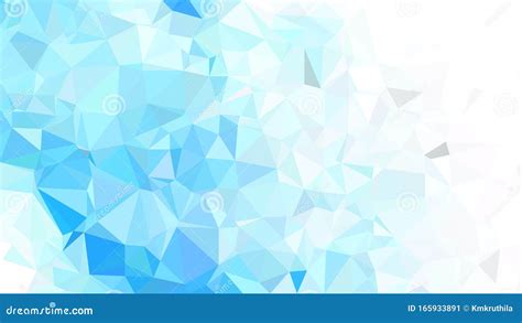 Abstract Blue And White Polygon Background Graphic Design Vector Image