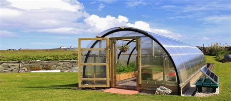 Polytunnelgreenhouse Hybrid Designed And Built To Withstand High Wind