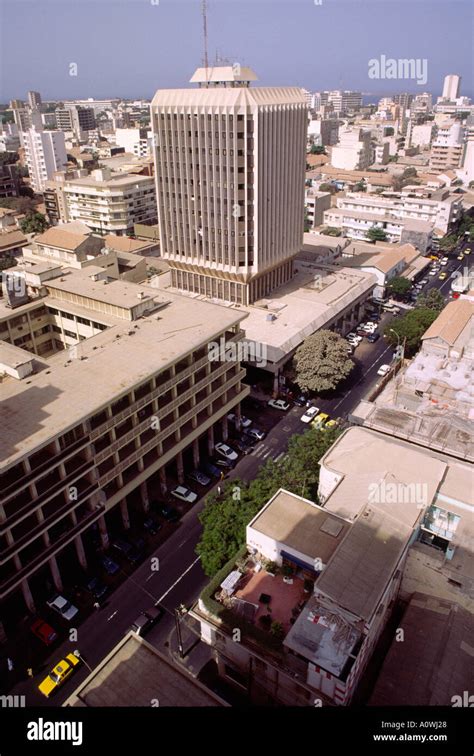 Dakar Senegal Downtown Skyline Overview Stock Photo 3288615 Alamy