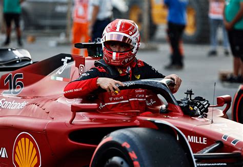 F1 Leclerc Takes Pole For Azerbaijan Grand Prix Rediff Sports