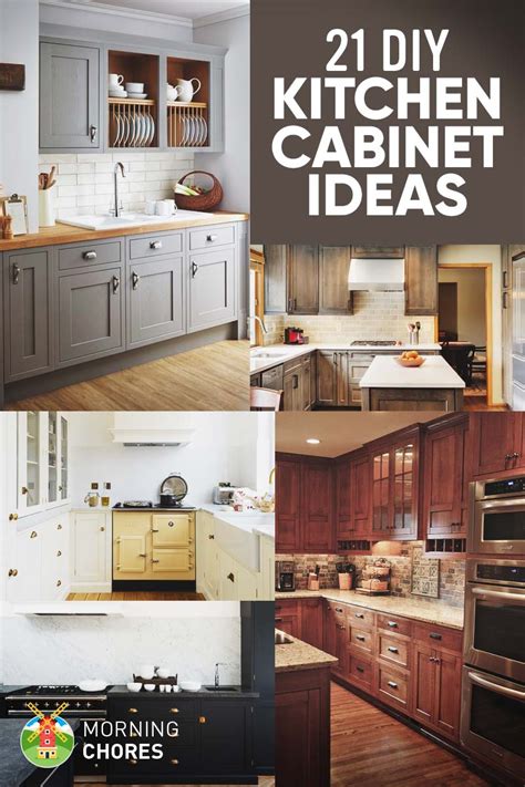 Here are 25 ideas and kitchen cabinet plans with step by step instructions. 21 DIY Kitchen Cabinets Ideas & Plans That Are Easy & Cheap to Build