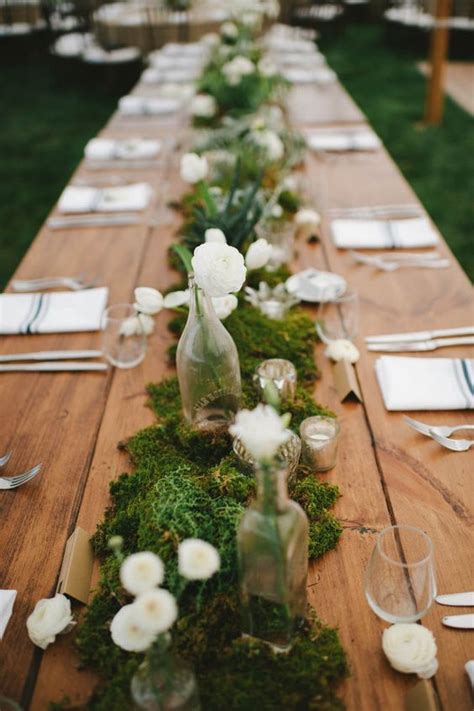 Check out our moss decor table selection for the very best in unique or custom, handmade pieces from our shops. 29 Budget-Friendly Moss Wedding Décor Ideas - Weddingomania