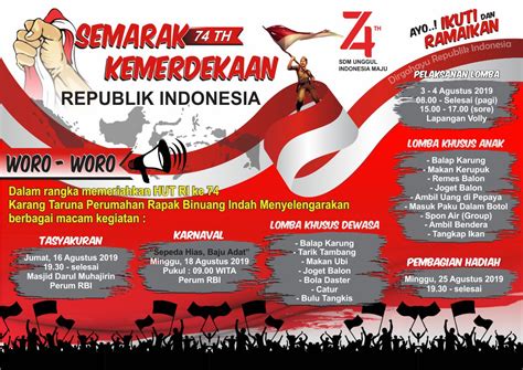 Contoh Poster Lomba 17 Agustus
