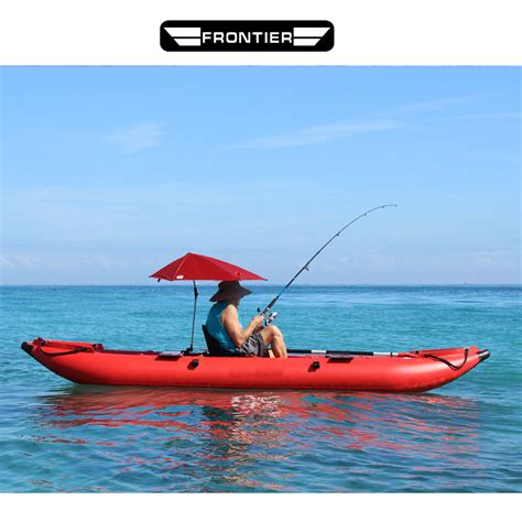 Inflatable Single Person Canoesea Kayak For Fishing With Paddle