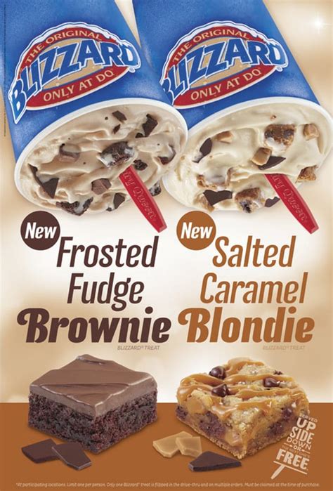 Fast Food News Dairy Queen Frosted Fudge Brownie And Salted Caramel