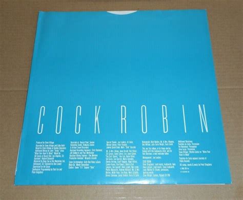 Cock Robin Self Titled Holland Lp 1985 With Inner Cbs 26448 Ex Ebay