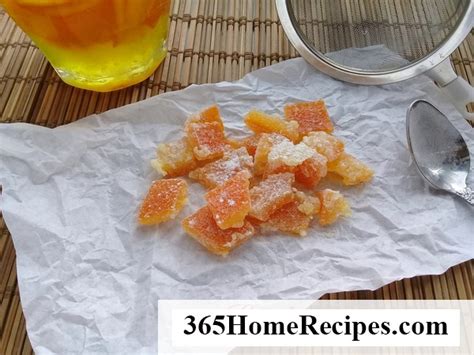 Candied Orange Peels Recipe Step By Step