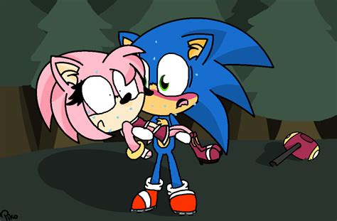 Sonic Saves Amy By Sonikkupiko On Deviantart