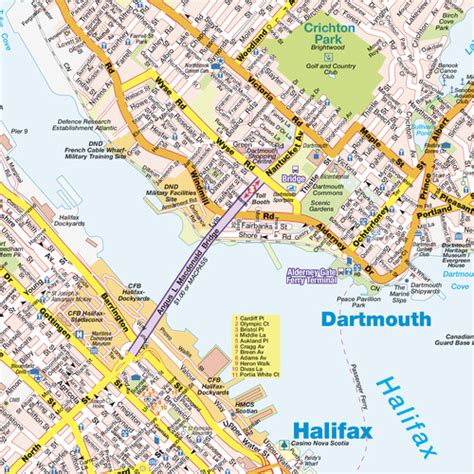 Halifax Downtown Map