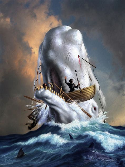 Moby Dick 1 Digital Art By Jerry Lofaro Fine Art America