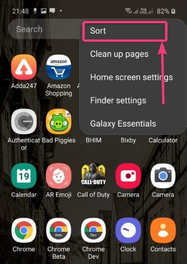 How To Sort Apps Alphabetically Or In A Custom Order In Samsung One Ui
