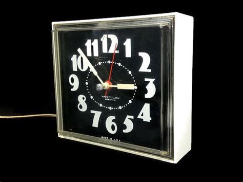 Vintage Electric Kitchen Wall Clock Westclox Nile By Inuseagain Wall