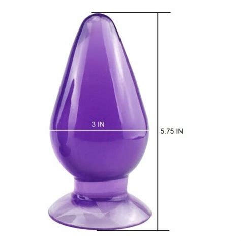 Huge Anal Butt Plug Xxl Extra Large Thick Dildo Anus Sex Toys For Gay Men Unisex Ebay