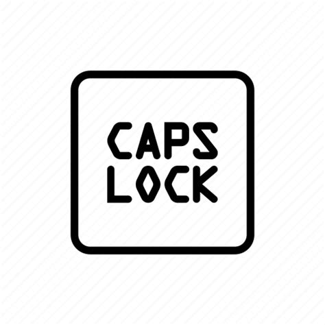 Caps Capslock Keyboard Lock Type Icon
