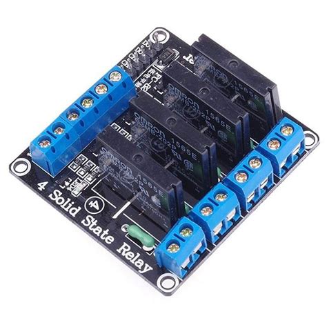 4 Channels Solid State Relay Module Low Trigger