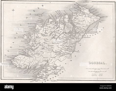 Donegal Map Hi Res Stock Photography And Images Alamy