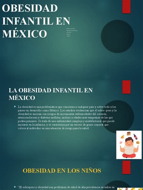 La Epidemia De Obesidad Infantil En México Causas Complicaciones Y
