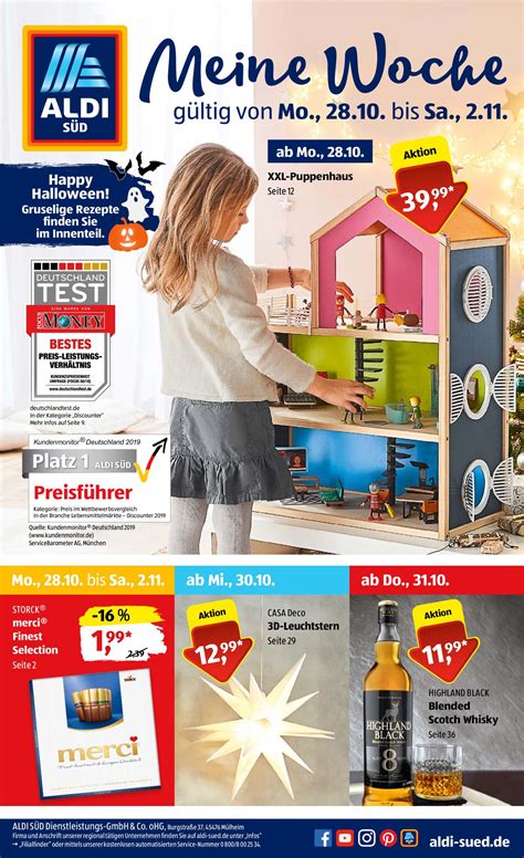 Benötigen sie weitere informationen über den aldi süd lebensmittel lieferservice? ALDI SÜD Aktueller Prospekt 28.10 - 02.11.2019 - jedewoche ...