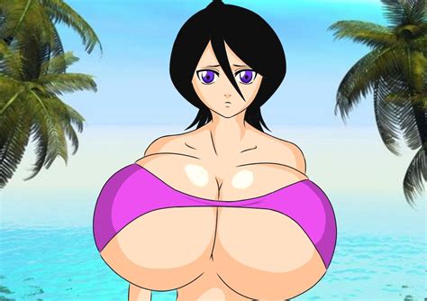Rule 34 1girl 1girls Alternate Breast Size Beach Big Breasts Big Eyes