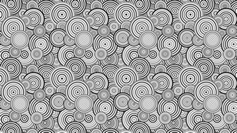 Grey Seamless Overlapping Concentric Circles Pattern Background Vector