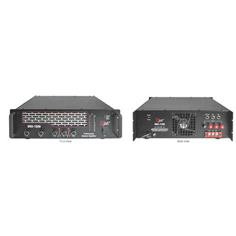 Black And Gray Drs 1200 1200w Rms Booster Amplifiers At Best Price In