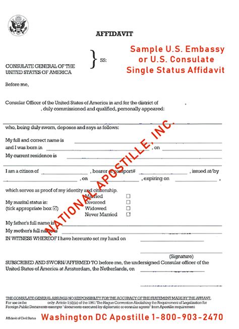 Download canadian notary acknowledgment form for free. Single Status Affidavit Apostille — LosAngelesApostille.com