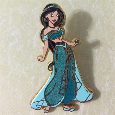 Jasmine From Aladdin Princess Glitter Dress Collection Disney Trading