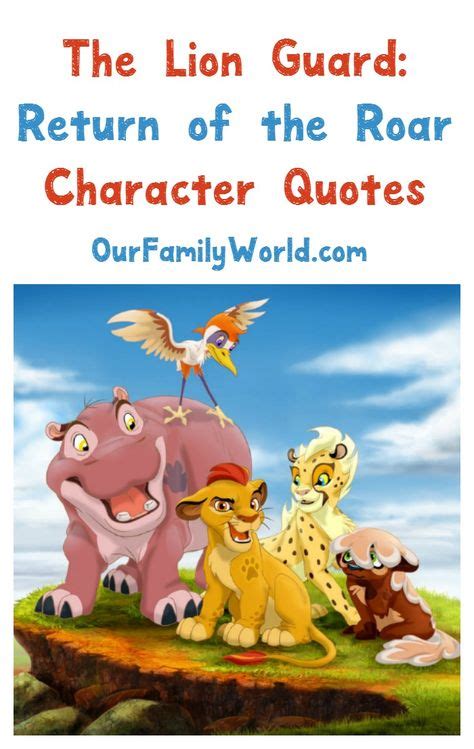 The Lion Guard Return Of The Roar Movie Quotes Disney Quotes Funny