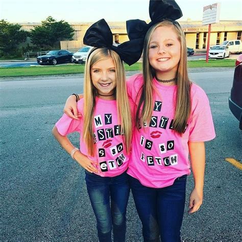 Twin Day Spirit Week Red Ribbon Week Twin Costume Mean Girls T Shirt My Bestie Twin Day