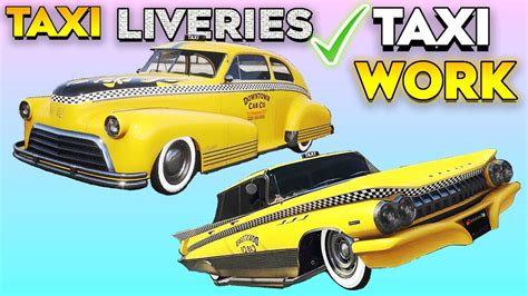 You Can Now Use Taxi Liveries For Taxi Work In GTA Online SA Mercenaries NEW DLC YouTube