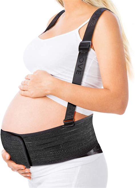 Maternity Belt Mommy Belt With Shoulder Straps Adjustable Pregnancy