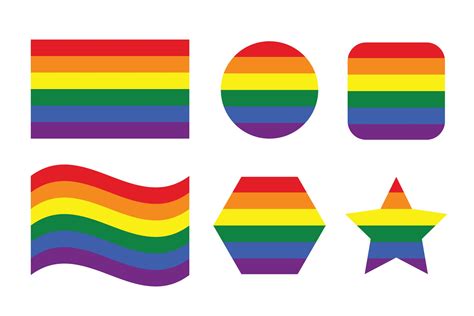 LGBT Pride Flag Or Rainbow Pride Flag Sexual Identity Pride Flag