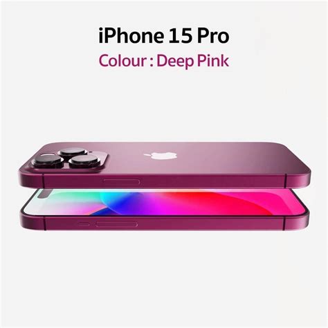 Xuất Hiện Hình ảnh Iphone 15 Pro Màu Hồng đẹp Lấn át Cả Màu đỏ Rượu Vang