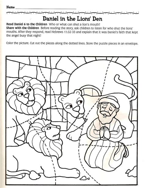 42 Daniel In The Lions Den Colouring Sheets Free Wallpaper