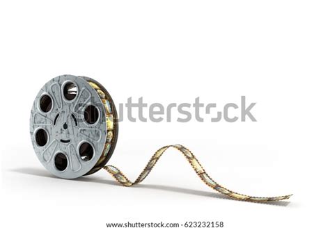 Film Reel Film Strip 3d Render Stock Illustration 623232158 Shutterstock